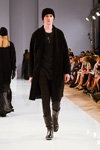 Ianis Chamalidy show — Aurora Fashion Week Russia AW13/14 (looks: black coat)