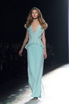Pokaz LUBLU Kira Plastinina — Aurora Fashion Week Russia SS14 (ubrania i obraz: suknia wieczorowa turkusowa)