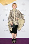 Guests — Aurora Fashion Week Russia SS14 (looks: cape with zebra print, black skirt, black pumps)