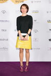 Guests — Aurora Fashion Week Russia SS14 (looks: black jumper, yellow skirt)