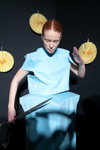 Präsentation von ZA-ZA — Aurora Fashion Week Russia SS14 (Looks: himmelblaues Kleid)
