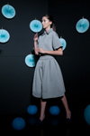 Presentación de ZA-ZA — Aurora Fashion Week Russia SS14 (looks: vestido gris)
