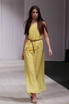 Balunova show — Belarus Fashion Week by Marko SS2014 (looks: yellow dress)