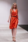 Veronika Chachina. Balunova show — Belarus Fashion Week by Marko SS2014 (looks: red dress)