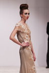 Denis Durand show — Belarus Fashion Week by Marko SS2014 (looks: beigeevening dress)