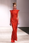 Pokaz Denis Durand — Belarus Fashion Week by Marko SS2014 (ubrania i obraz: suknia wieczorowa czerwona)