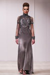 Natalla Lazuta. Denis Durand show — Belarus Fashion Week by Marko SS2014 (looks: greyevening dress)