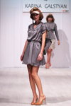 Olga Rodyanko. Karina Galstian show — Belarus Fashion Week by Marko SS2014 (looks: grey mini dress)