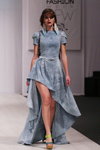 Pokaz Karina Galstian — Belarus Fashion Week by Marko SS2014 (ubrania i obraz: sukienka szara)