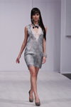 Tanya Davydenko. Zina Fedunina show — Belarus Fashion Week by Marko SS2014 (looks: grey dress)