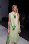 Aleksandra Vitorskaya. Zina Fedunina show — Belarus Fashion Week by Marko SS2014 (looks: lime dress)