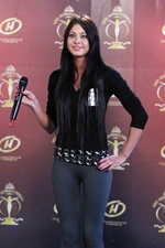 Ina Kanavalava. Casting — Miss Supranational Belarus 2013. Part 1 (looks: black jumper, grey leggins)