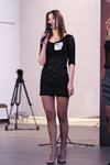 Maryna Kazeka. Casting — Miss Supranational Belarus 2013. Part 1 (looks: black mini fitted dress)