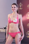 Maryna Kazeka. Casting — Miss Supranational Belarus 2013. Part 1 (looks: fuchsia swimsuit with ties)