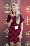 Ina Grabouskaja. Casting — Miss Supranational Belarus 2013. Teil 2 (Looks: kariertes Mini Kleid, schwarzer Gürtel)