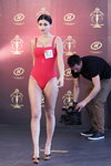 Casting — Miss Supranational Belarus 2013. Part 2 (looks: red closed swimsuit)