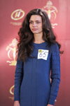 Alena Weramejtschuk. Casting — Miss Supranational Belarus 2013. Teil 3 (Looks: blaues Kleid aus Strickware)