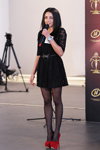 Casting — Miss Supranational Belarus 2013. Part 3 (looks: black tights, black guipure dress)