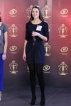 Natallja Lazuta. Casting — Miss Supranational Belarus 2013. Teil 3 (Looks: blaues Mini Kleid, schwarze Strumpfhose)