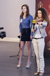 Кастинг на конкурс "Miss Supranational Беларусь 2013": собеседование. Часть 3 (наряды и образы: синяя блуза)