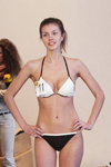 Swimsuits casting — Miss Supranational Belarus 2013. Part 4 (looks: black and white swimsuit)