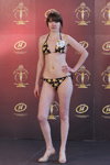 Swimsuits casting — Miss Supranational Belarus 2013. Part 4 (looks: black flowerfloral swimsuit)