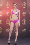 Anastasia Kapustina. Swimsuits casting — Miss Supranational Belarus 2013. Part 4 (looks: fuchsia swimsuit)