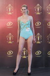 Victoria Shavel. Casting de trajes de baño — Miss Supranational Belarus 2013. Parte 4 (looks: bañador turqués)