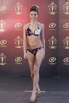 Swimsuits casting — Miss Supranational Belarus 2013. Part 4 (looks: black flowerfloral swimsuit)