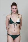 Sesión de foto de trajes de baño — Miss Supranational Belarus 2013. Parte 5 (looks: bañador verde)