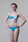 Sesión de foto de trajes de baño — Miss Supranational Belarus 2013. Parte 5 (looks: bañador azul claro)