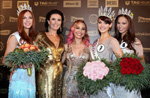 организаторы и финалистки конкурса "Мисс Чехия 2013". "Мисс Чехия 2013": победила обладательница короткой стрижки