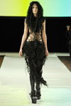 Pokaz BARBARA I GONGINI — Copenhagen Fashion Week AW13/14 (ubrania i obraz: tunika czarna, spodnie czarne)