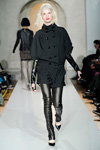 Est. 1995 Benedikte Utzon Wardrobe show — Copenhagen Fashion Week AW13/14 (looks: black leather leg warmers, black shorts, black pumps)