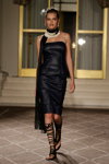 By Malene Birger show — Copenhagen Fashion Week SS14 (looks: blackcocktail dress)