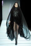 Ecco show — Copenhagen Fashion Week AW13/14 (looks: black sheer tights)