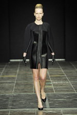 Freya Dalsjø show — Copenhagen Fashion Week AW13/14 (looks: black dress, black pumps)