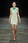 Pokaz Gaia — Copenhagen Fashion Week AW13/14 (ubrania i obraz: sukienka mini beżowa)