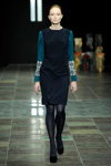 Pokaz R II S — Copenhagen Fashion Week AW13/14 (ubrania i obraz: rajstopy czarne, półbuty czarne)