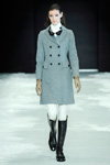 Sand show — Copenhagen Fashion Week AW13/14 (looks: grey coat, black boots)