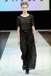 Pokaz Sofifi — Copenhagen Fashion Week AW13/14 (ubrania i obraz: sukienka z gipiury czarna)