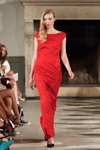Показ Stasia — Copenhagen Fashion Week SS14 (наряды и образы: красное кружевное вечернее платье)