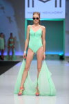 Body&Beach show — CPM SS14 (looks: turquoise closed swimsuit, multicolored sandals, Sunglasses)