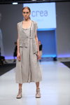 Crea Concept show — CPM SS14 (looks: grey dress, knitted grey vest)