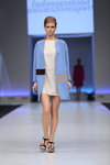 DESIGNERPOOL show — CPM SS14 (looks: sky blue coat, white dress)