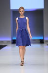 Pokaz DESIGNERPOOL — CPM SS14 (ubrania i obraz: sukienka niebieska)