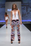 Intima Signature Show show — CPM SS14 (looks: white swimsuit, printed trousers)