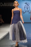 Pokaz Anna Ovchinnikova — DnN SPbFW ss14 (ubrania i obraz: suknia wieczorowa niebieska)