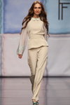 Fabric Fancy show — DnN SPbFW ss14 (looks: cream pantsuit)