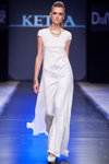 KETTA show — DnN SPbFW ss14 (looks: whiteevening dress)